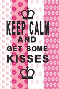 Notizbuch Keep Calm and get some kisses