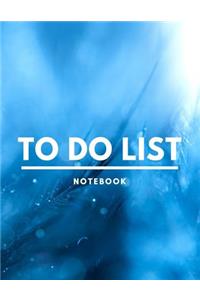 To Do List Notebook