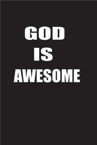 God is awesome