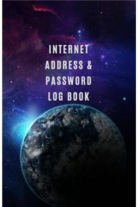 Internet Address & Password Log Book