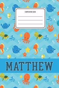 Composition Book Matthew