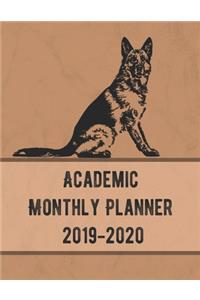 Academic Monthly Planner 2019-2020