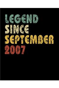 Legend Since September 2007