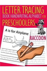 Letter Tracing Book Handwriting Alphabet for Preschoolers Raccoon