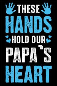 These Hands hold our Papa's Heart
