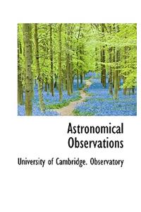 Astronomical Observations
