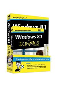 Windows 8.1 for Dummies Book+dvd Bundle