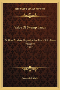 Value Of Swamp Lands