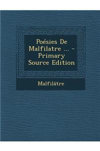 Poesies de Malfilatre ...