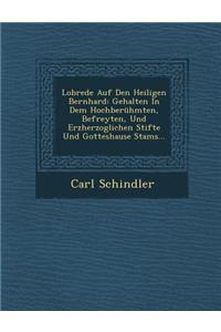 Lobrede Auf Den Heiligen Bernhard