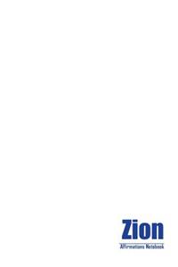 Zion Affirmations Notebook & Diary Positive Affirmations Workbook Includes