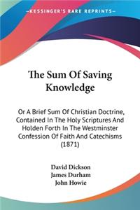 Sum Of Saving Knowledge