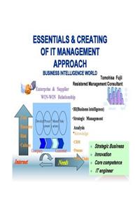 Essentials & Creating of IT Management Approach