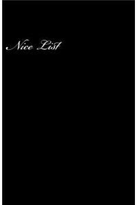 Nice List (Notebook)