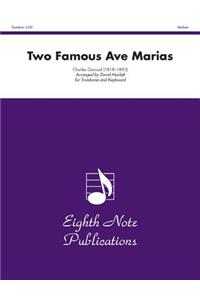 Two Famous Ave Marias Trombone/Keyboard