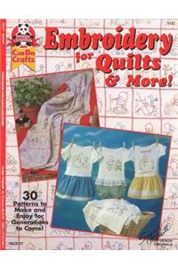 Embroidery for Quilts & More