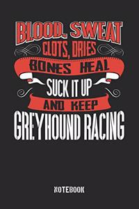 Blood Sweat clots dries. Shut up and keep Greyhound Racing