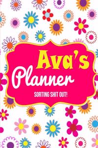 Ava Personalized Name undated Daily and monthly planner/organizer and goal planner