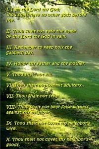 2020 Daily Planner Religious Theme Ten Commandments Traditional Wording