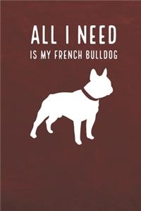 All I need is my French Bulldog