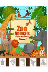 Zoo Animals Coloring Book