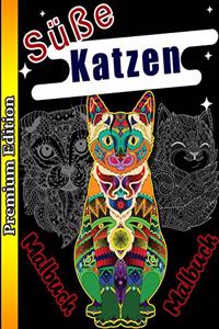 Malbuch süße Katzen