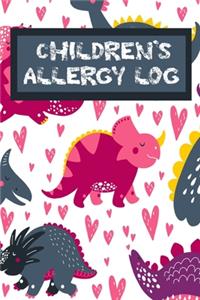 Food Allergy Log & Journal