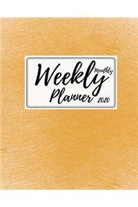 Weekly & Monthly Planner 2020