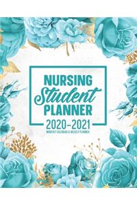 Nursing Student Planner 2020-2021 Monthly Calendar And Weekly Planner