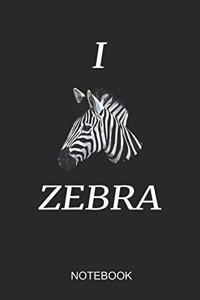 I Zebra Notebook