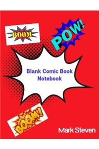 Blank Comic Book Notebook