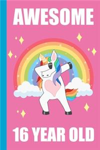 Awesome 16 Year Old Dabbing Unicorn