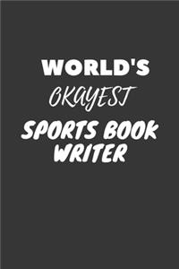 Sports Book Writer Notebook