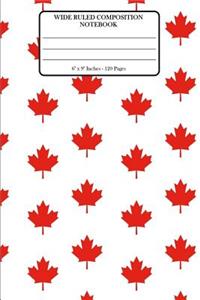 Wide Ruled Composition Notebook 6