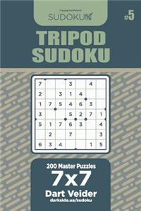 Tripod Sudoku - 200 Master Puzzles 7x7 (Volume 5)