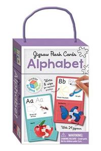 Alphabet Building Blocks - Jigsaw Flash Cards