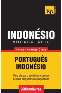 Vocabulário Português-Indonésio - 9000 palavras mais úteis