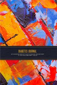 Diabetes Journal - Easy to Use Blood Sugar Logbook for Type 1 Diabetes (Glycemic Record / Blood Glucose Tracker) T1d - Art Daily Diabetes Journal Logbook - Type One Teen