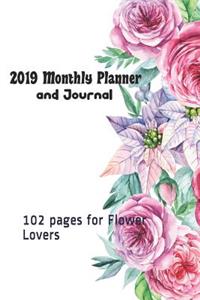 2019 Monthly Planner and Journal