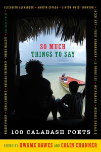 So Much Things to Say
