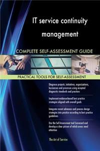 IT service continuity management Complete Self-Assessment Guide