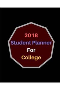 2018 Student Planner For College