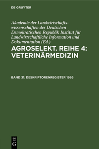 Deskriptorenregister 1986