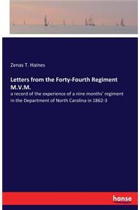 Letters from the Forty-Fourth Regiment M.V.M.