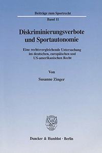 Diskriminierungsverbote Und Sportautonomie