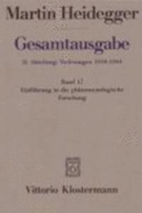 Martin Heidegger, Gesamtausgabe. II Abteilung