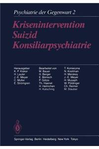 Krisenintervention Suizid Konsiliarpsychiatrie