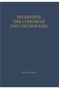 Ergebnisse Der Chirurgie Und Orthopädie