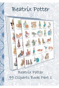 Beatrix Potter 99 Cliparts Book Part 1 ( Peter Rabbit )