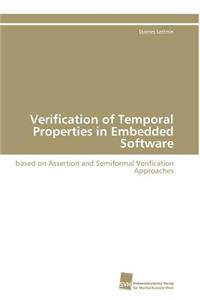 Verification of Temporal Properties in Embedded Software